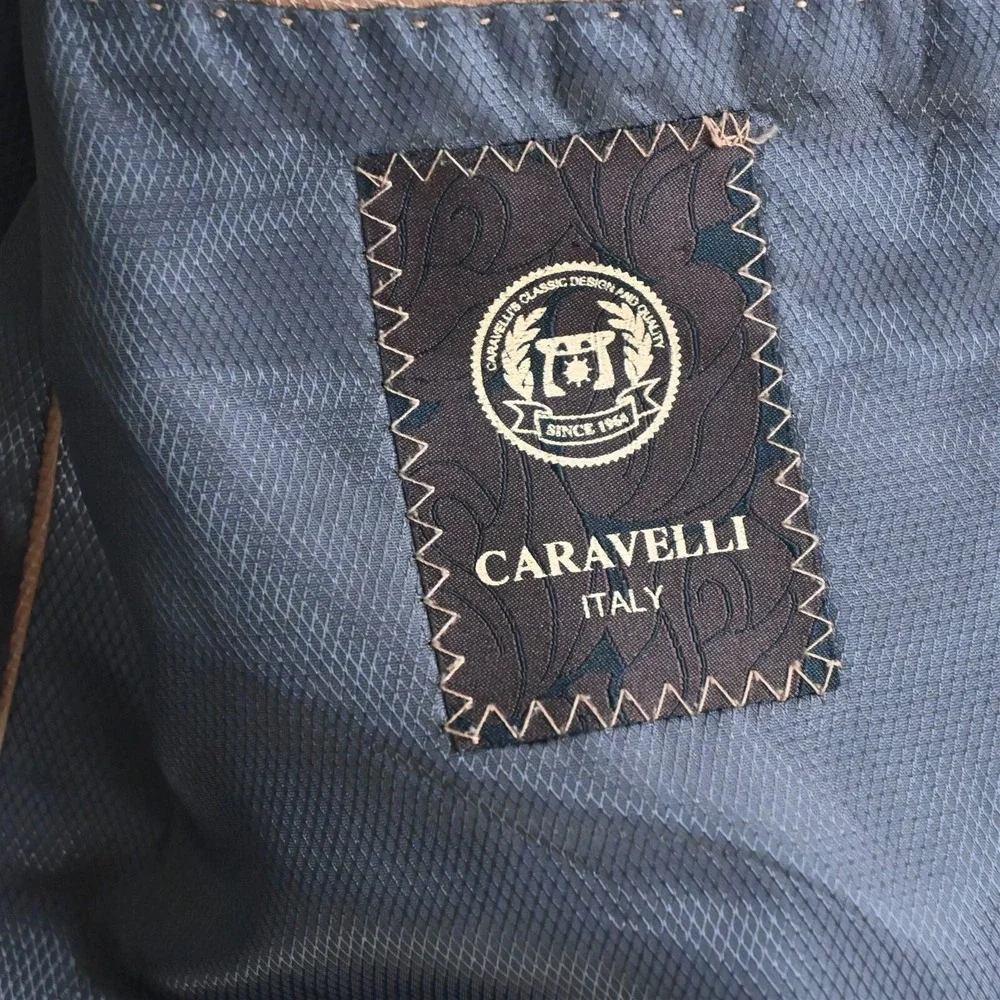 Caravelli 46R 36x30 Gray Oxford Super 150s Mens‎ Jacket Pants Suit